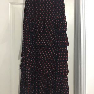 Polka Dot Red Skirt